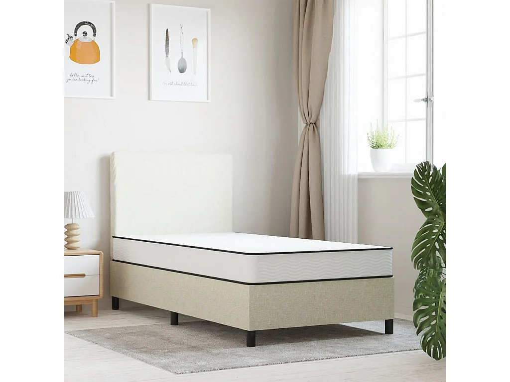 Matelas à ressorts bonnell moyen 100x200 cm FR82994
