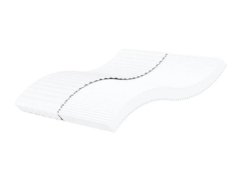 Matelas en mousse blanc 200x200 cm dureté H2 H3 FR32171