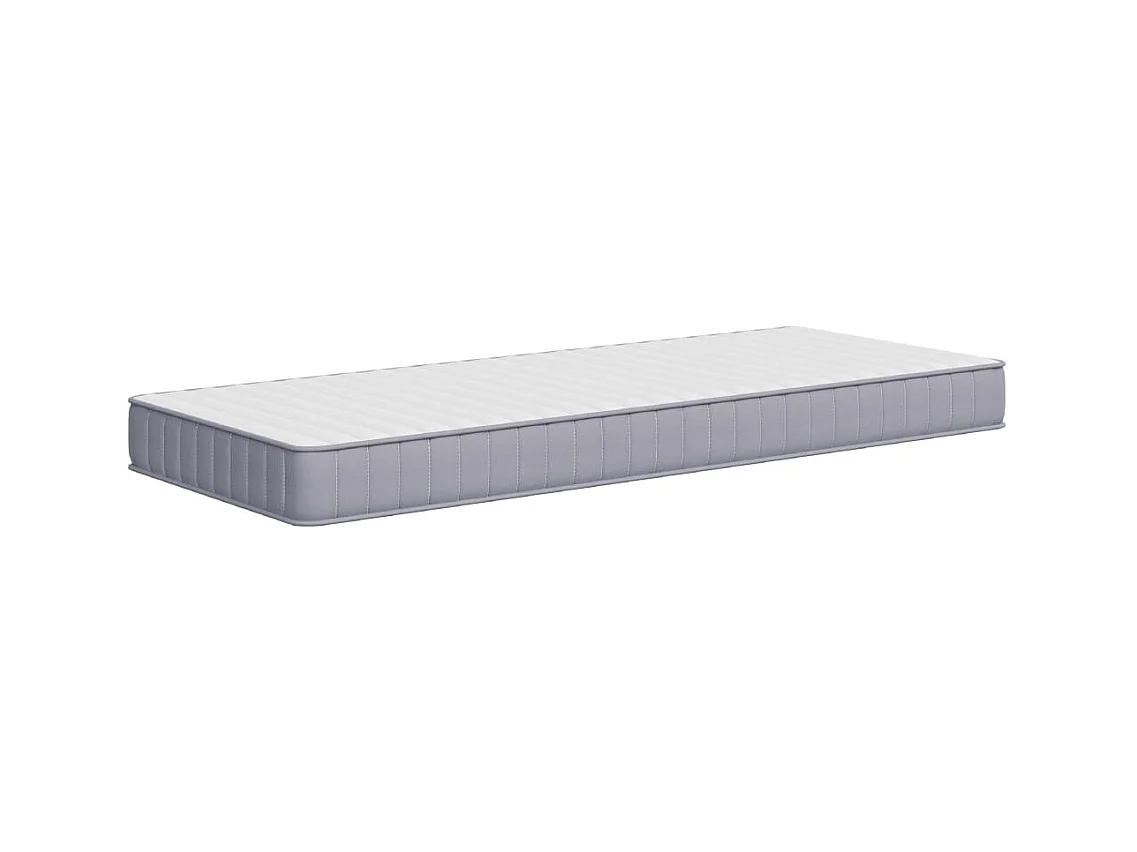 Matelas en mousse moyennement doux 80x200 cm FR59507