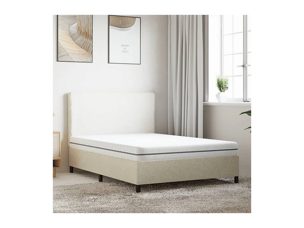 Matelas en mousse moyennement doux 100x200 cm FR52209