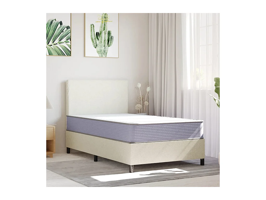 Matelas en mousse moyennement doux 120x200 cm FR55032