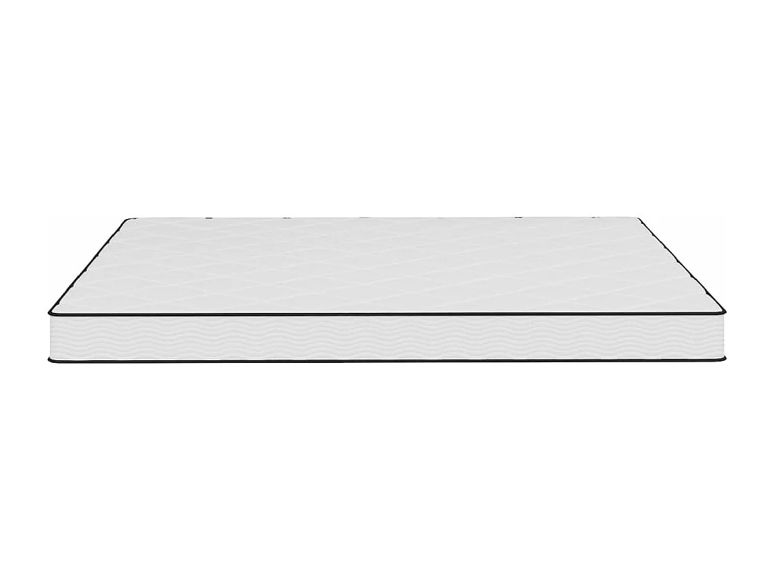 Matelas en mousse moyennement doux 200x200 cm FR79593