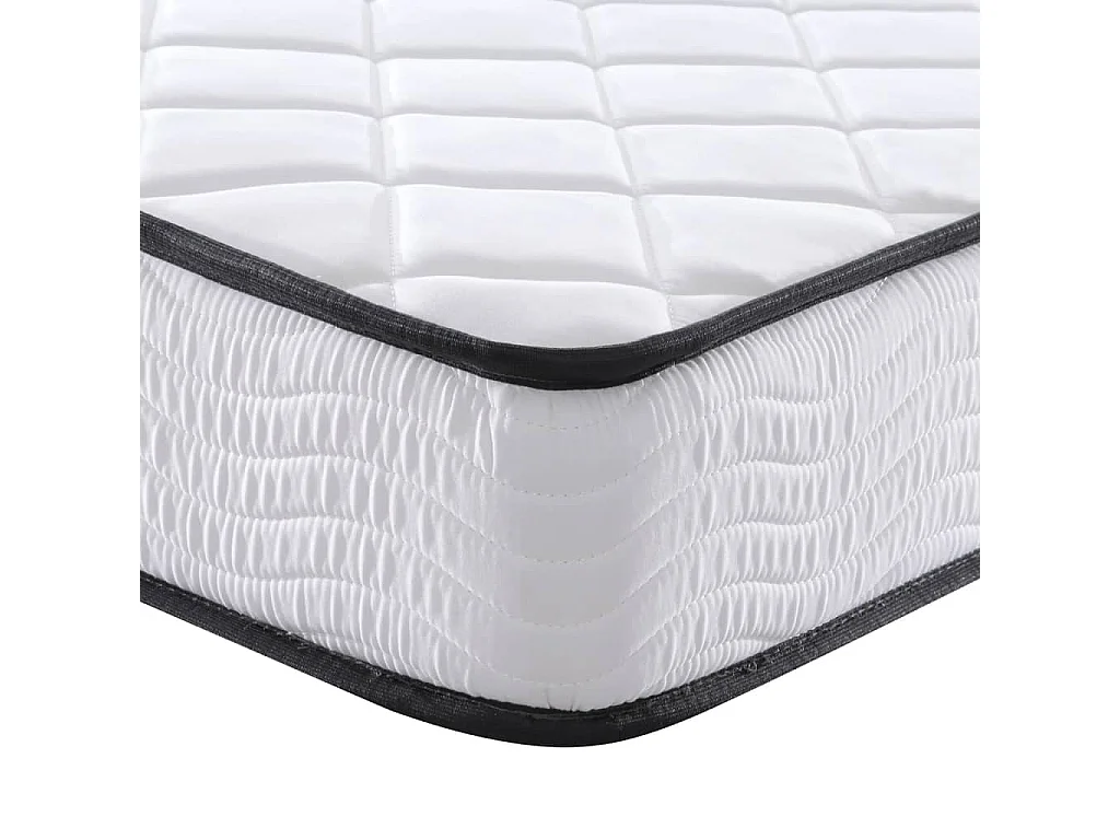 Matelas en mousse moyennement doux 200x200 cm FR79593