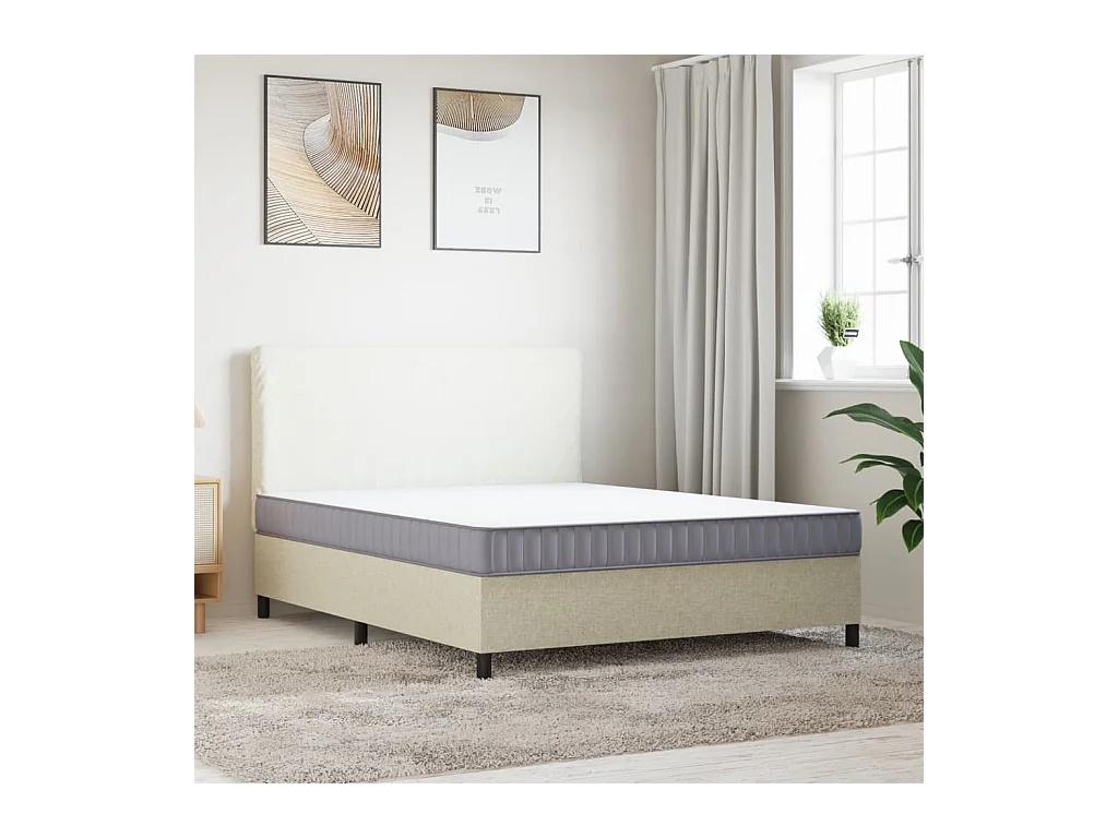 Matelas en mousse moyennement doux 160x200 cm FR20946