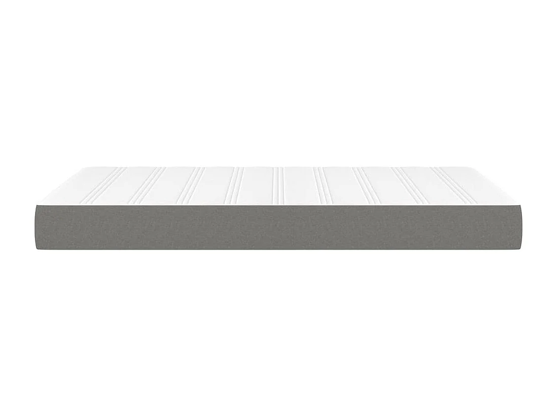 Matelas de lit à ressorts ensachés Gris foncé 120x200x20 cm FR93261