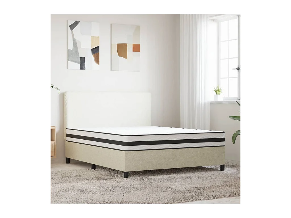 Matelas à ressorts bonnell moyen 160x200 cm FR26877