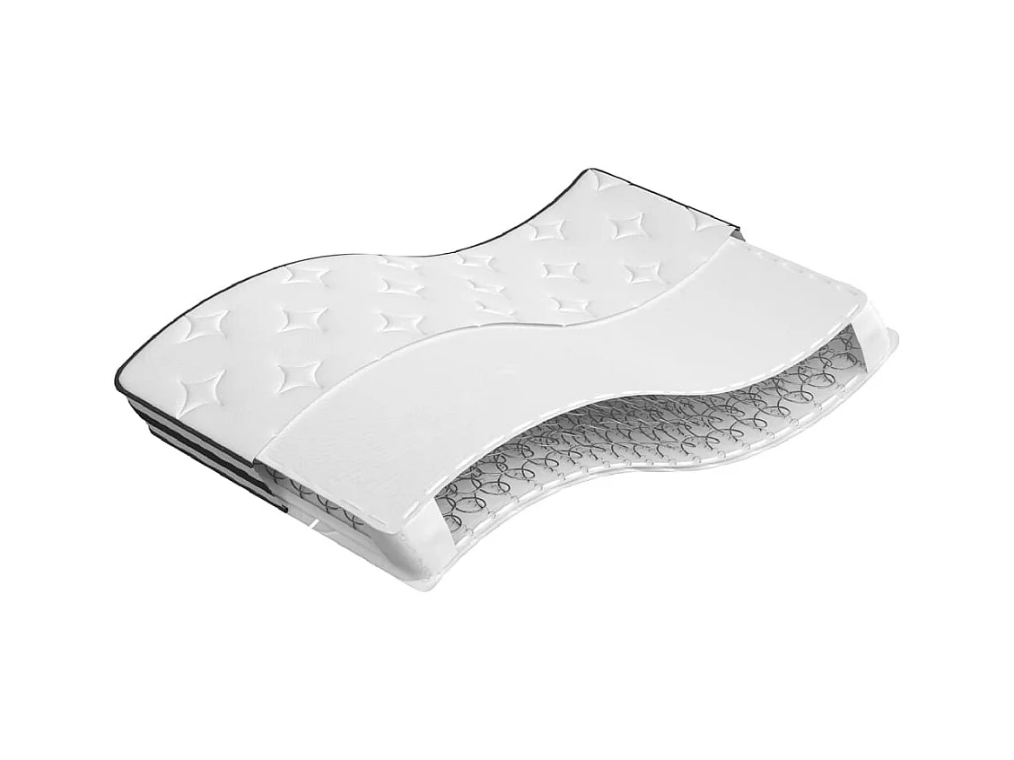 Colchón de muelles Bonnell firmeza media 140x200 cm ES748839