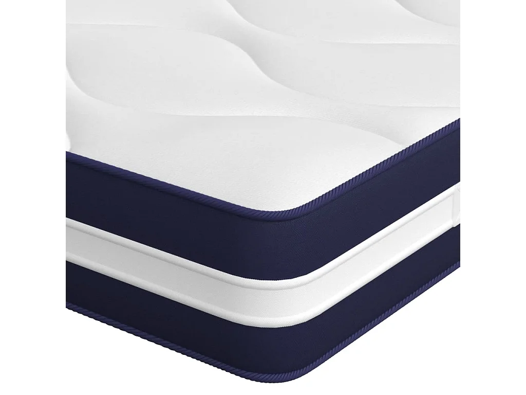 Matelas à ressorts ensachés dureté moyenne 90x200 cm FR32132