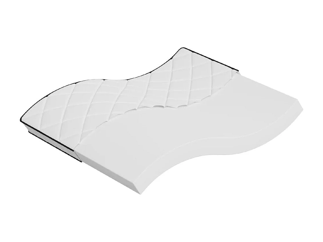 Matelas en mousse moyennement doux 160x200 cm FR42222