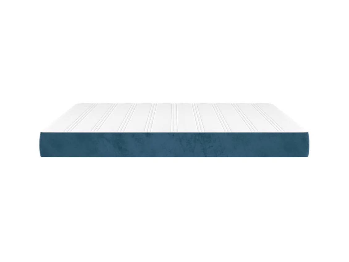 Matelas de lit à ressorts ensachés Bleu foncé 160x200x20 cm FR40107