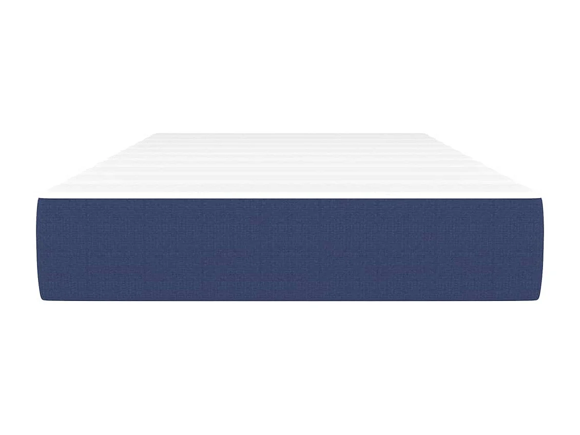 Pocketveringmatras 80x200x20 cm stof blauw BE522661