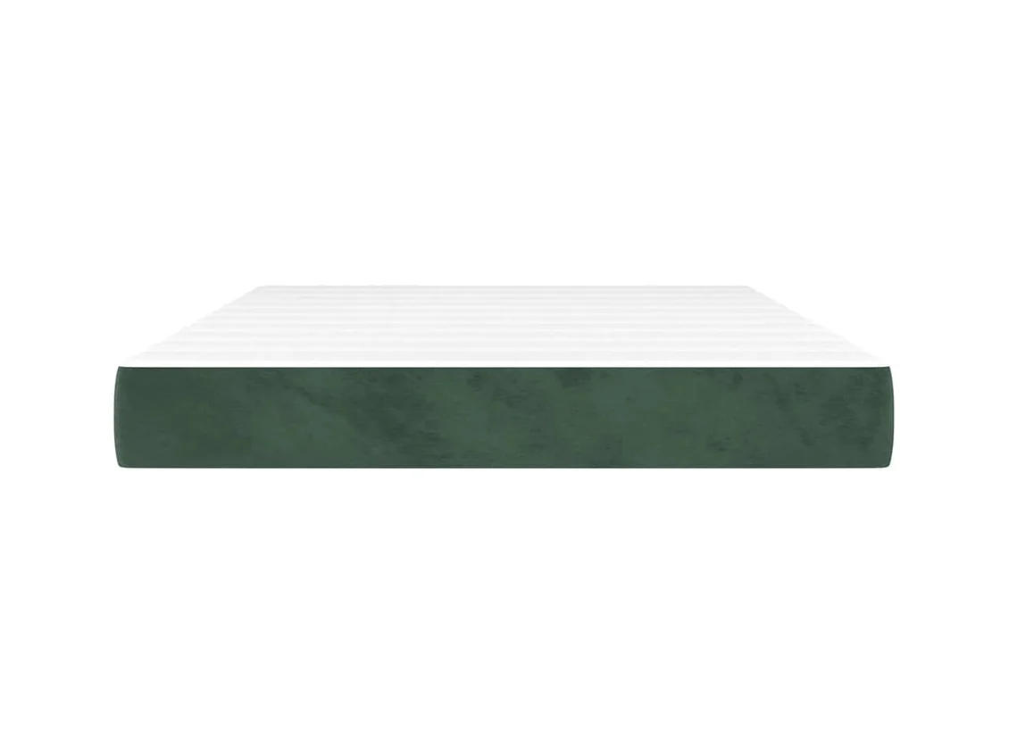 Matelas de lit à ressorts ensachés Vert foncé 140x190x20 cm FR39216