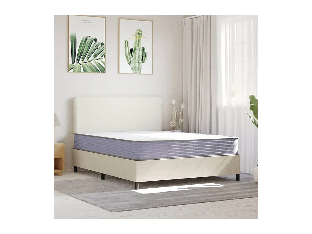 Matelas en mousse moyennement doux 160x200 cm FR22028