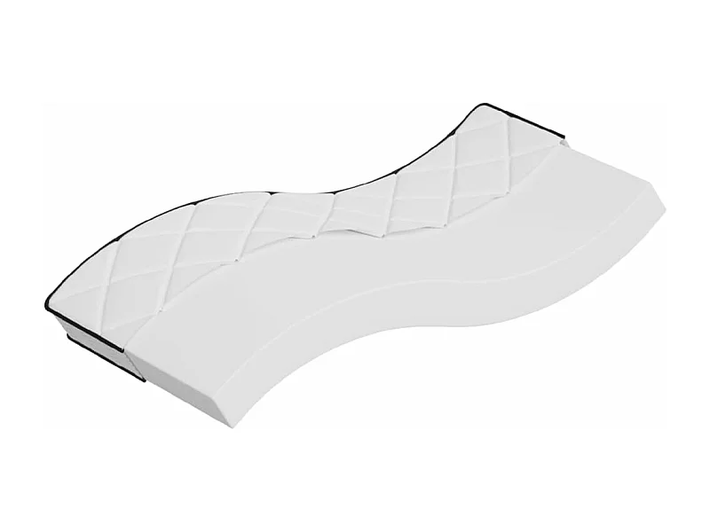 Matelas en mousse moyennement doux 70x200 cm FR13896