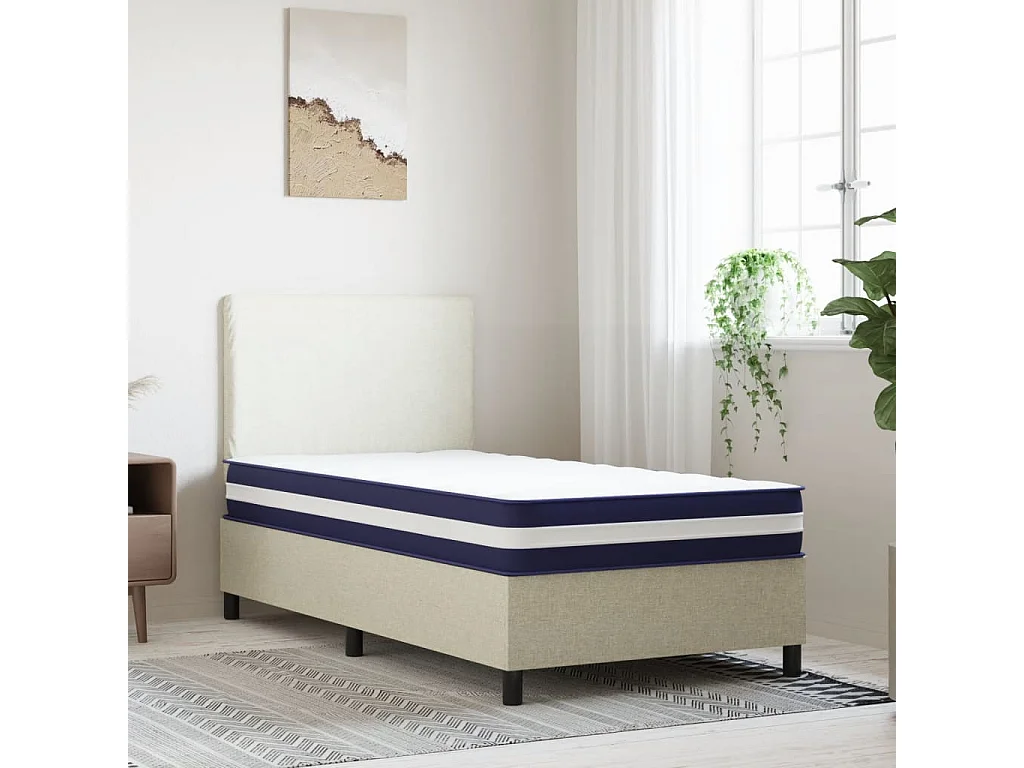 Matelas à ressorts ensachés dureté moyenne 70x200 cm FR64796