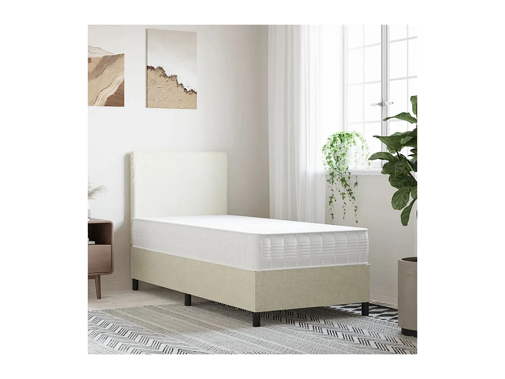 Matelas à ressorts ensachés dureté moyenne 80x200 cm FR72802