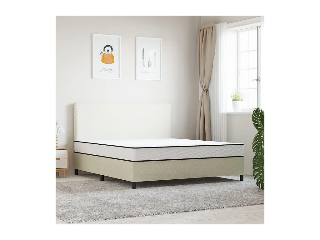 Matelas à ressorts bonnell moyen 180x200 cm FR40260