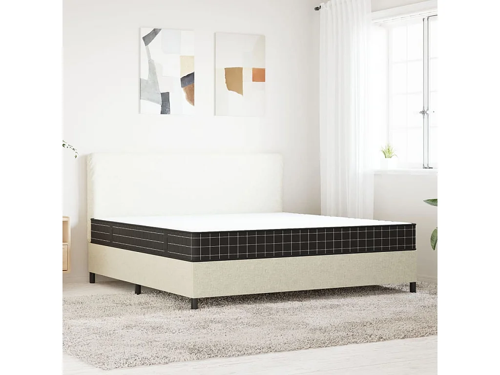Matelas à ressorts bonnell moyen 200x200 cm FR65492