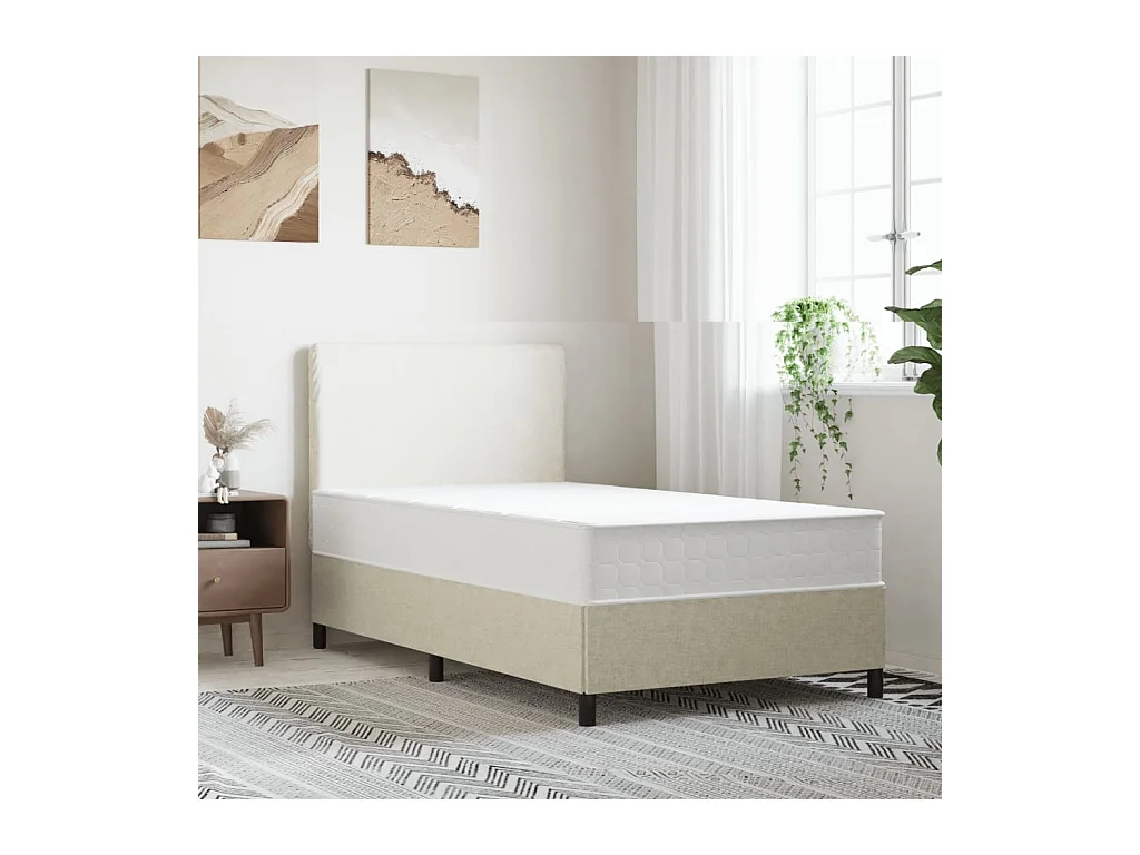 Colchón de muelles ensacados firmeza media 120x200 cm ES201982