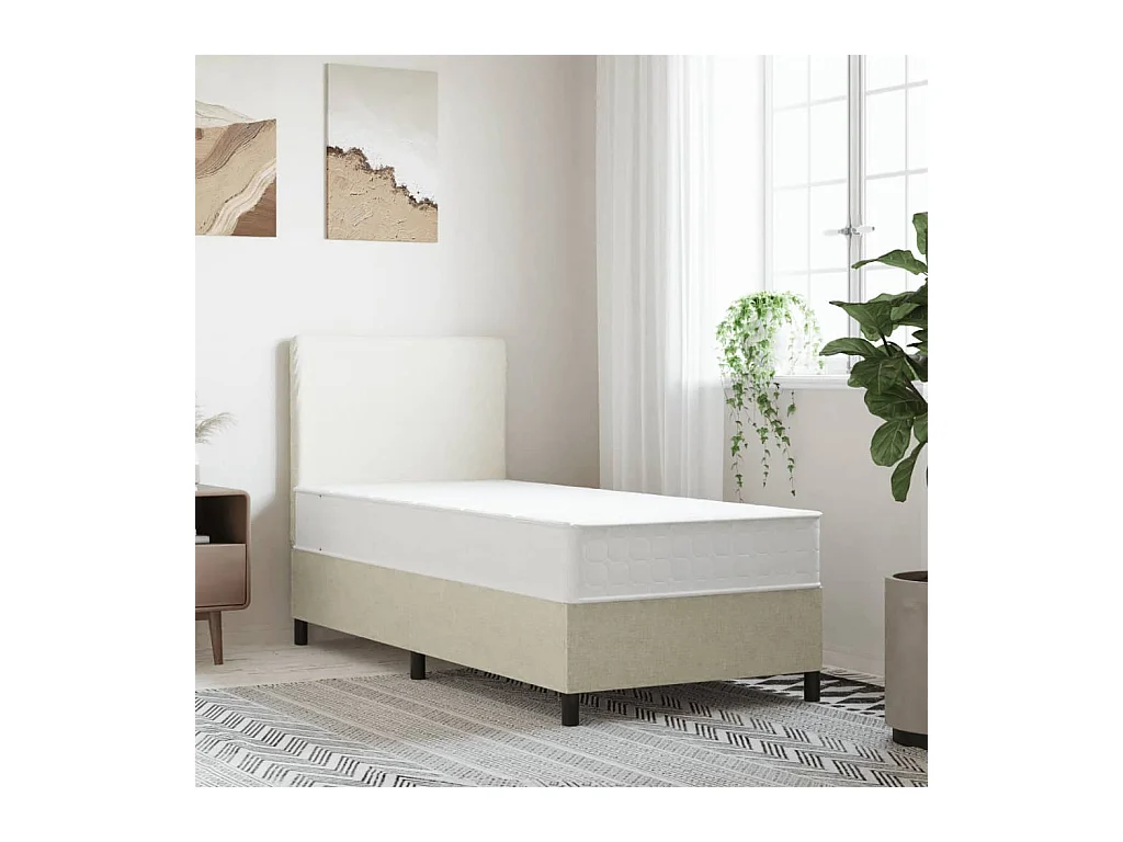 Colchão de molas ensacadas firmeza média 90x200 cm PT865932