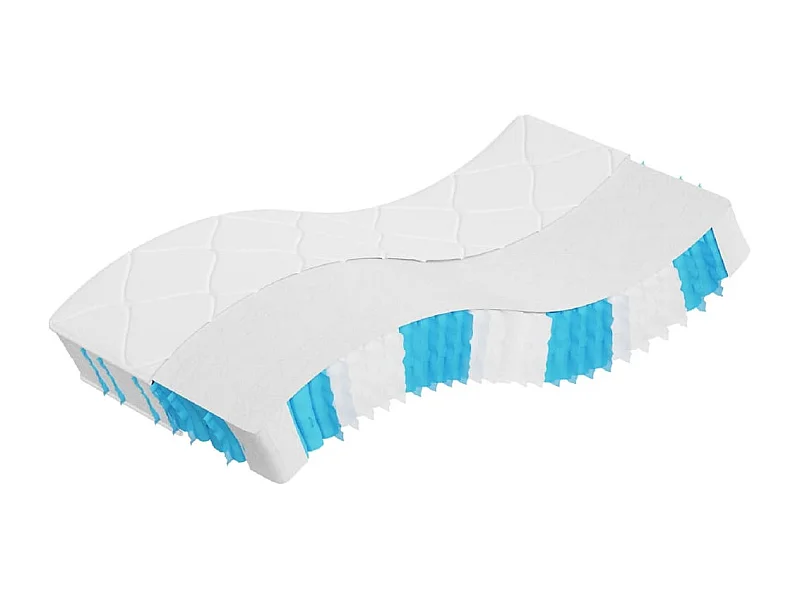 Matelas à ressorts ensachés dureté moyenne 90x200 cm FR72541