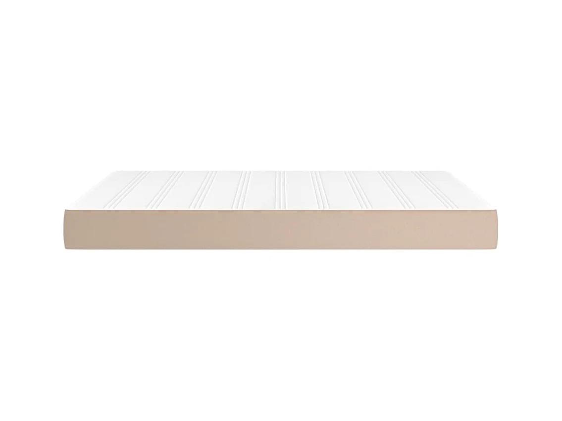 Matelas de lit à ressorts ensachés Cappuccino 140x190x20 cm FR76790