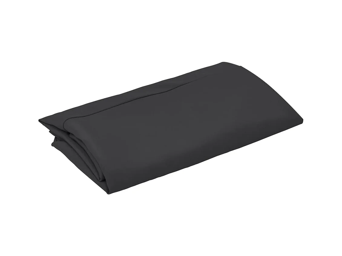Tissu de remplacement pour parasol déporté Noir 350 cm FR750889