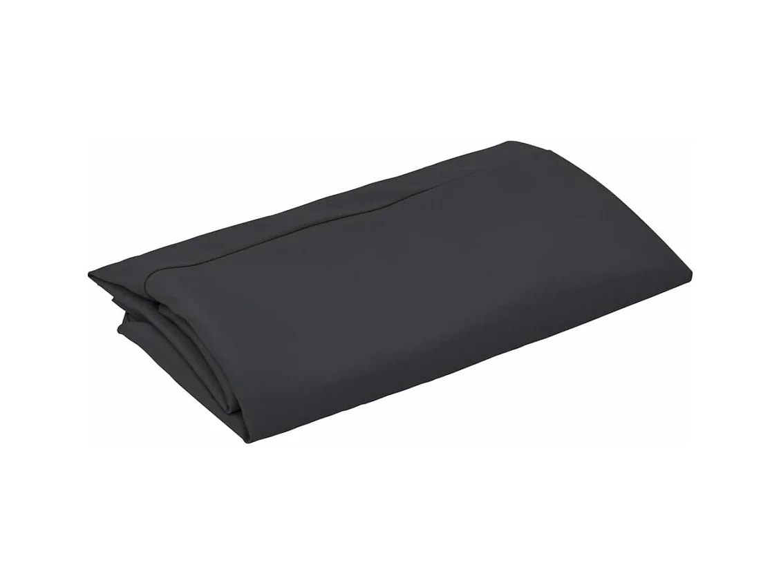 Tissu de remplacement pour parasol déporté noir 300 cm FR12544