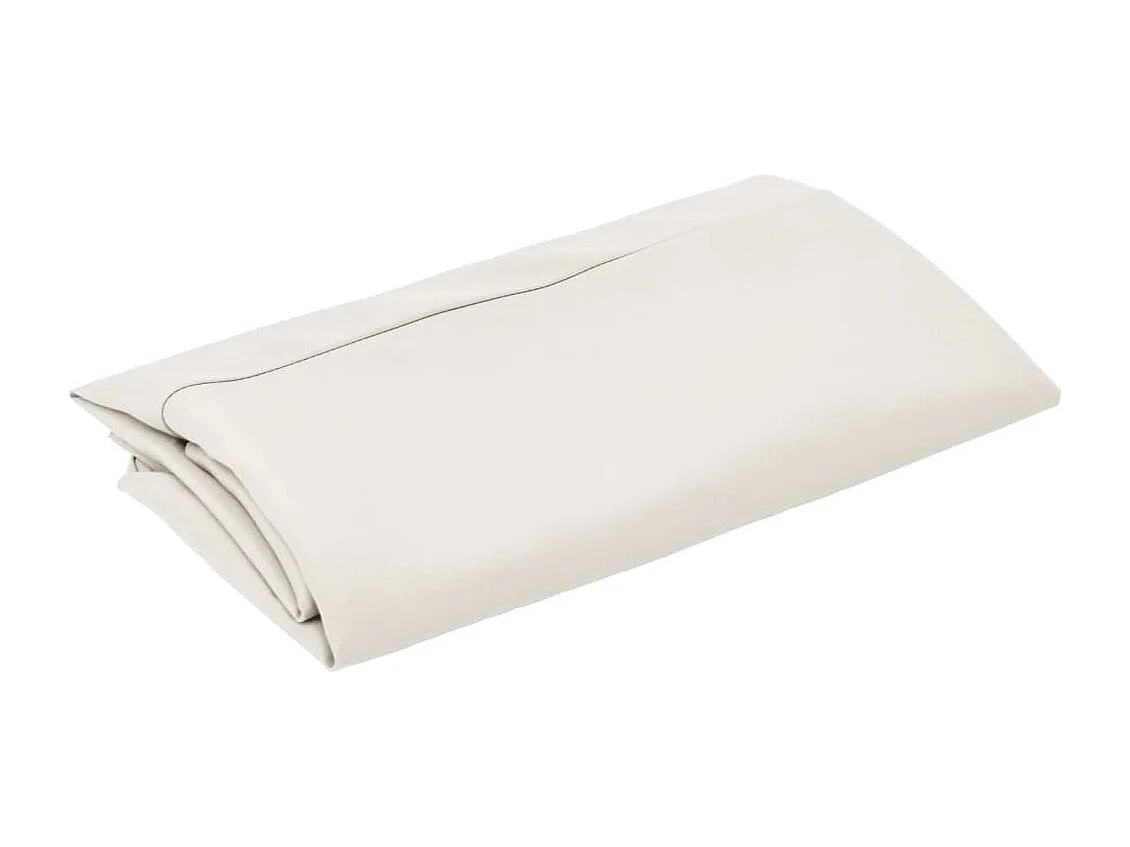 Tissu de remplacement pour parasol déporté Blanc sable 350 cm FR32259