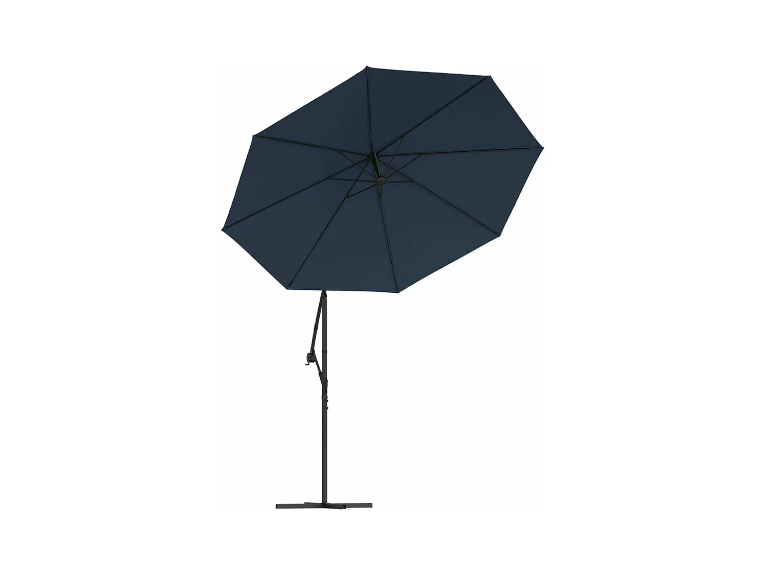 Vervangingsdoek voor zweefparasol 350 cm blauw BE512484