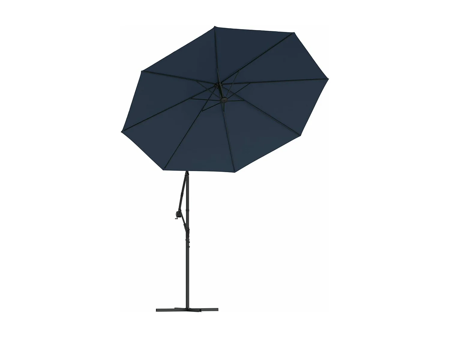 Tissu de remplacement pour parasol déporté Bleu 350 cm FR33182