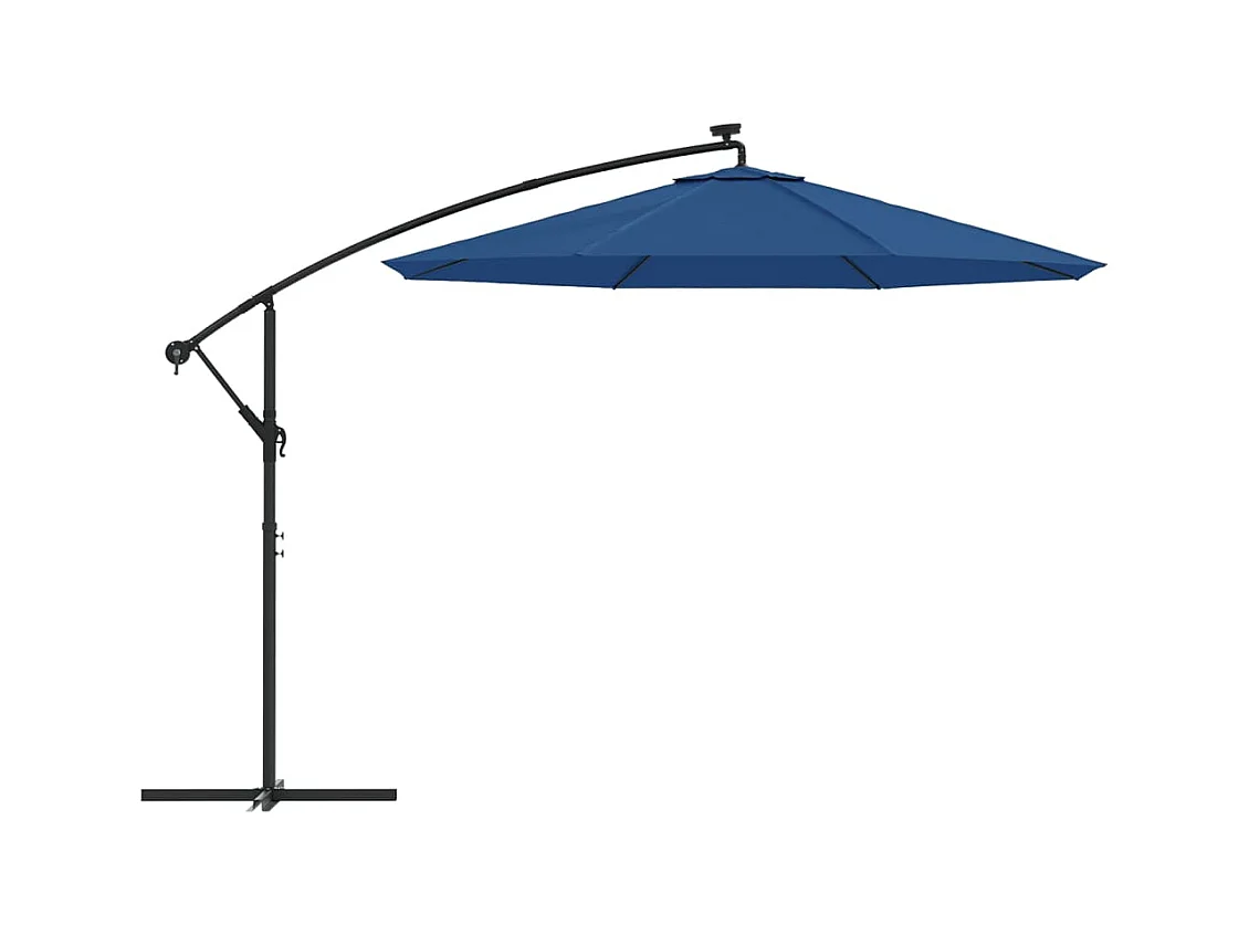 Vervangingsdoek voor zweefparasol 350 cm azuurblauw BE186710