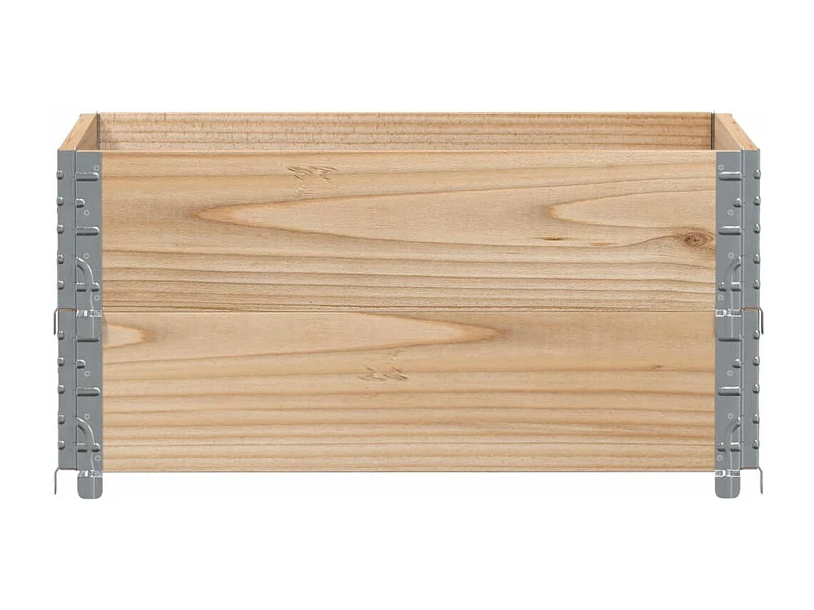 Jardinière 80x60 cm bois de pin massif FR19226