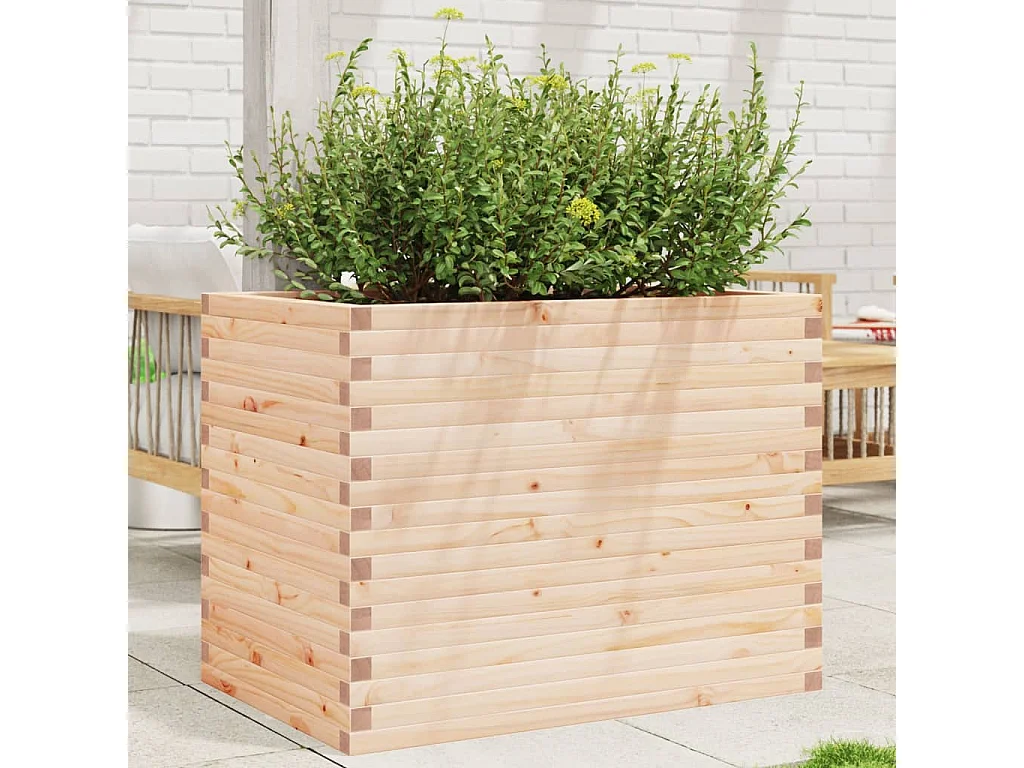 Jardinière 90x60x68,5 cm bois de pin massif FR57210