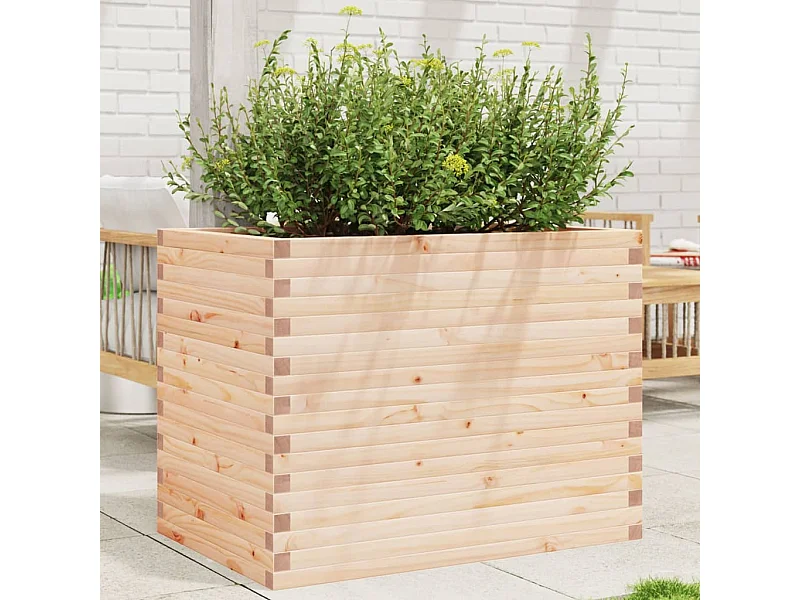 Jardinière 90x60x68,5 cm bois de pin massif FR57210