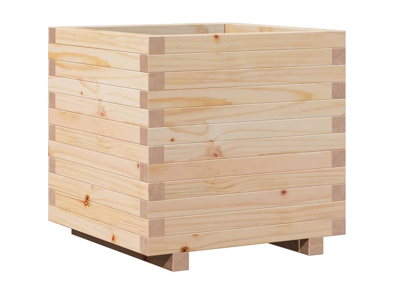Jardinière 50x50x49,5 cm bois de pin massif FR62863