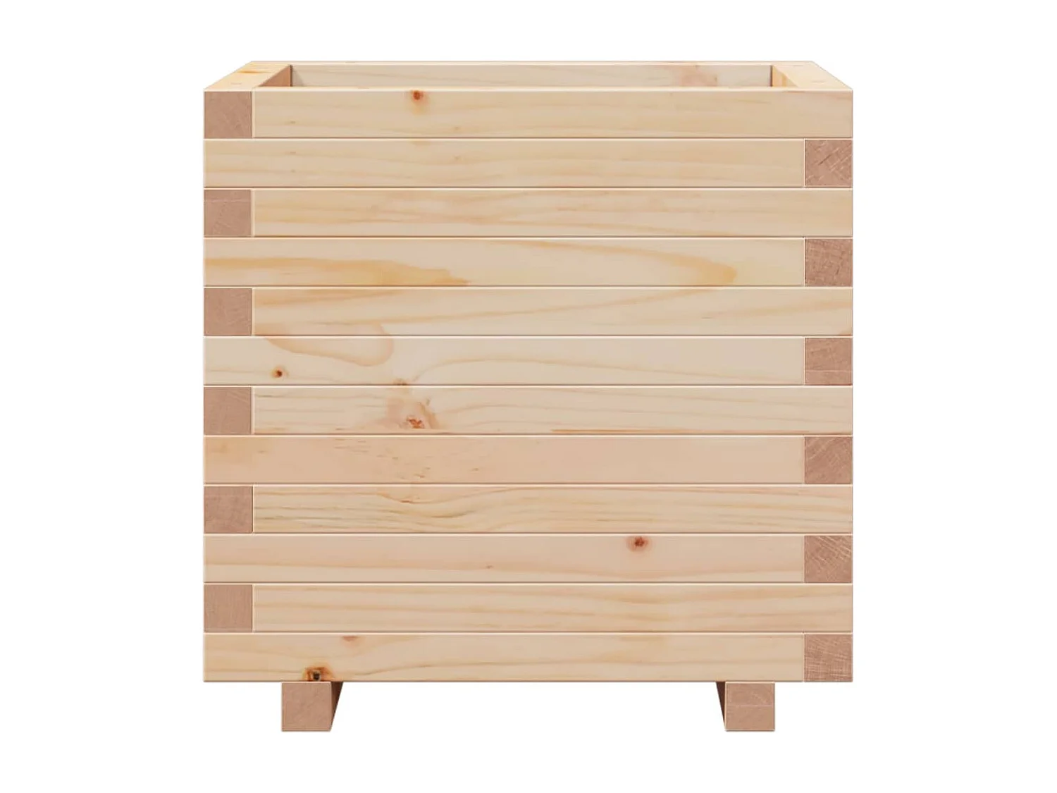 Jardinière 50x50x49,5 cm bois de pin massif FR62863