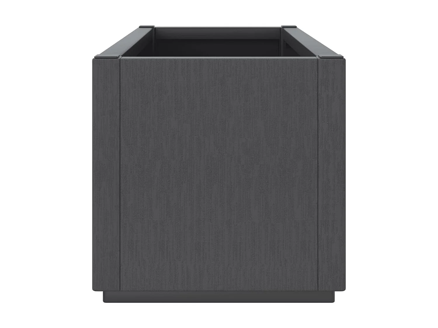 Vaso/floreira 80x36x35 cm PP cinzento-escuro PT453707