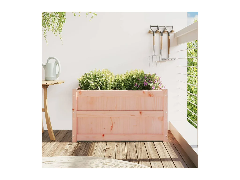 Jardinière 90x50x50 cm bois massif douglas FR51450