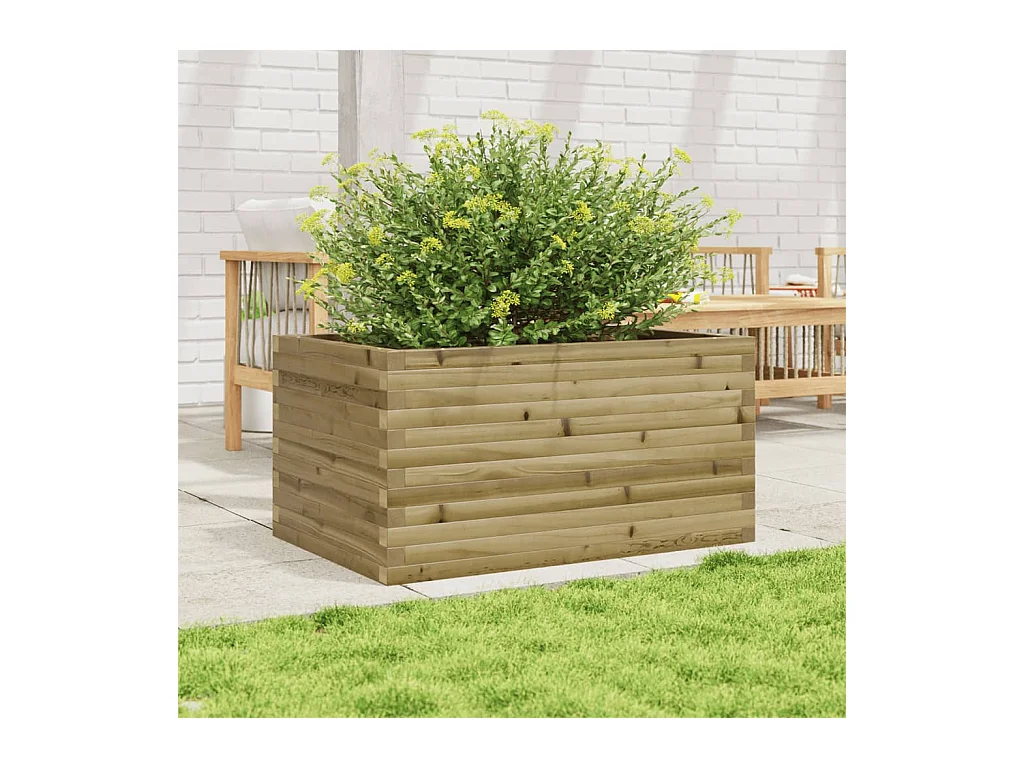 Plantenbak 90x60x46 cm geïmpregneerd grenenhout BE259280