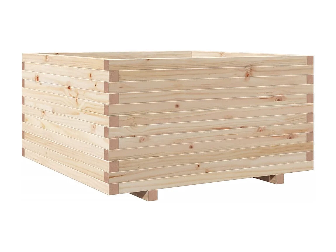Plantenbak 90x90x49,5 cm massief grenenhout BE157194
