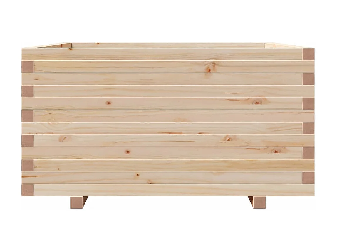 Jardinière 90x90x49,5 cm bois de pin massif FR82613