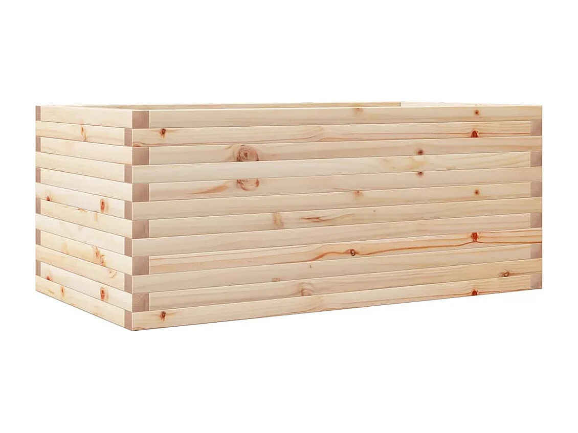 Jardinière 110x60x45,5 cm bois de pin massif FR86781