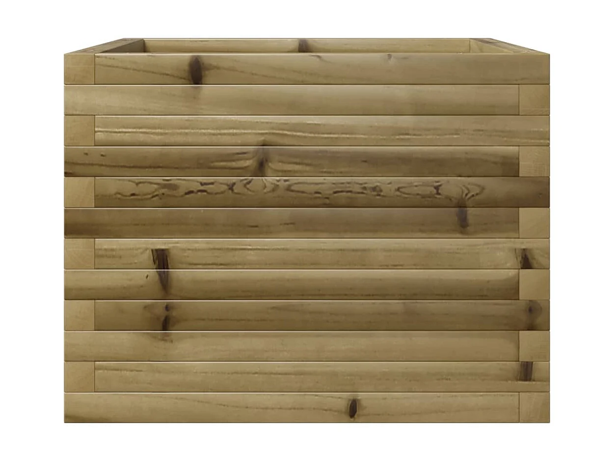 Jardinière 60x60x45,5 cm bois de pin imprégné FR49001