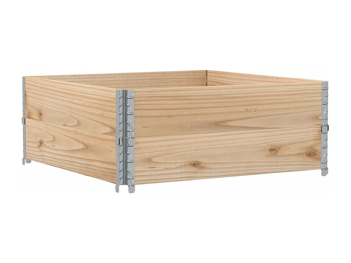 Plantenbak 100x100 cm massief grenenhout BE533956