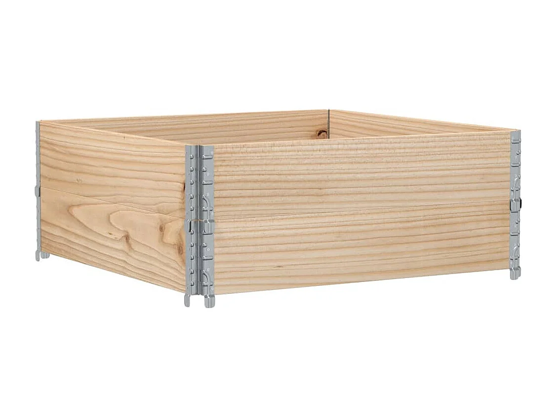 Plantenbak 100x100 cm massief grenenhout BE533956