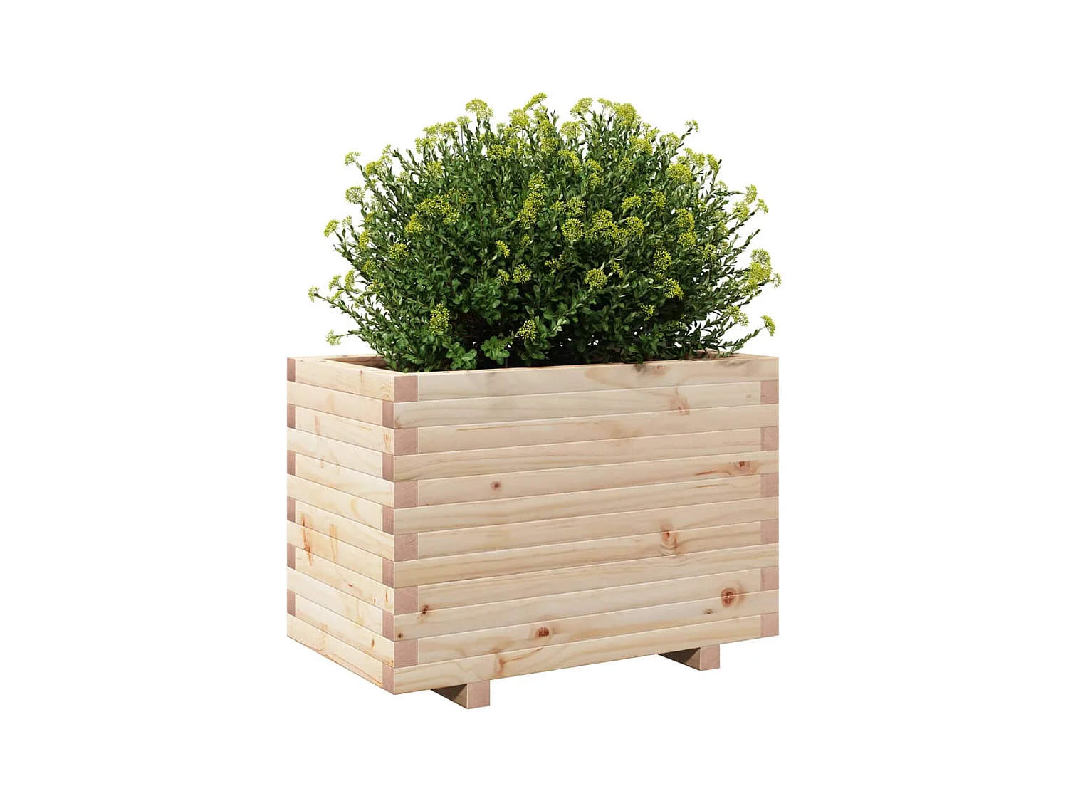 Jardinière 70x40x49,5 cm bois de pin massif FR45002