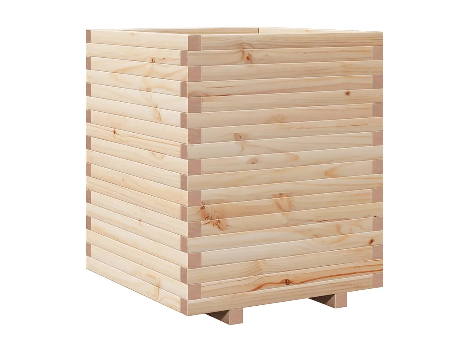 Jardinière 60x60x72 cm bois de pin massif FR37195