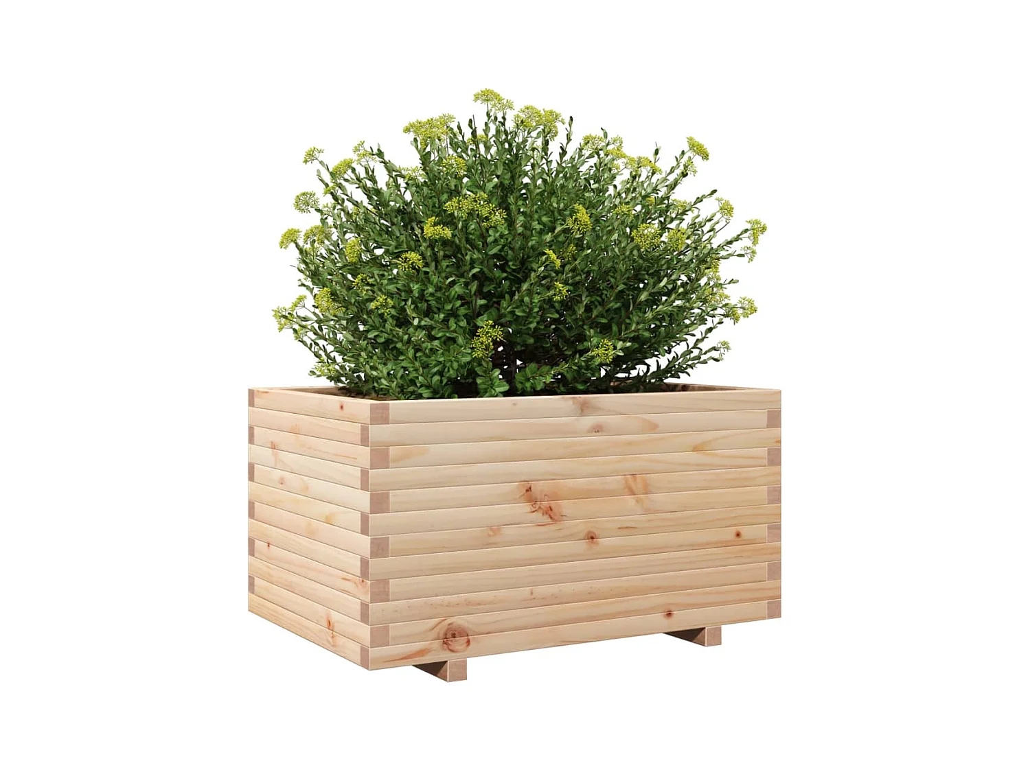 Jardinière 90x60x49,5 cm bois de pin massif FR98072