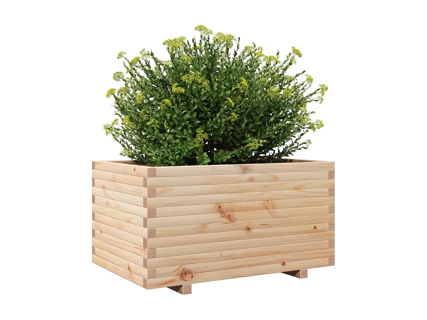 Jardinière 90x60x49,5 cm bois de pin massif FR98072